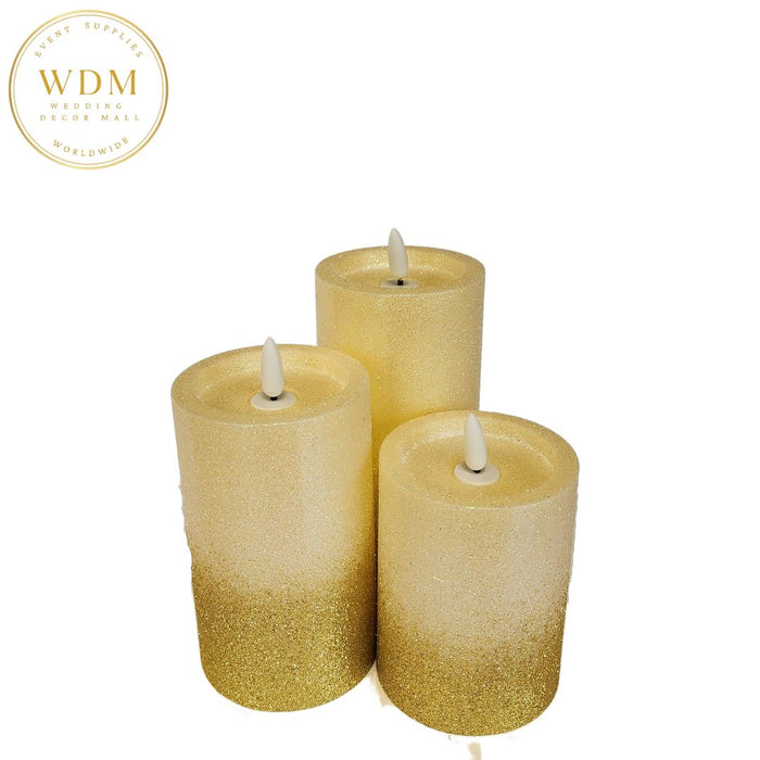 Flameless LED Candles(Pack of 3)