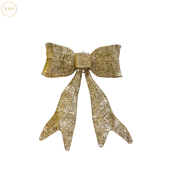 Gold Glitter Bow Hanging