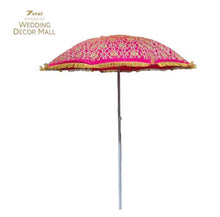 Load image into Gallery viewer, Embroidered Umbrella-Dark Pink
