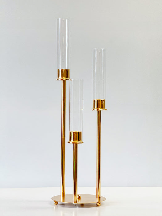 Grace Candleholder with Glass Cups