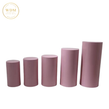 Load image into Gallery viewer, Metal Pink Plinth-Set of 5
