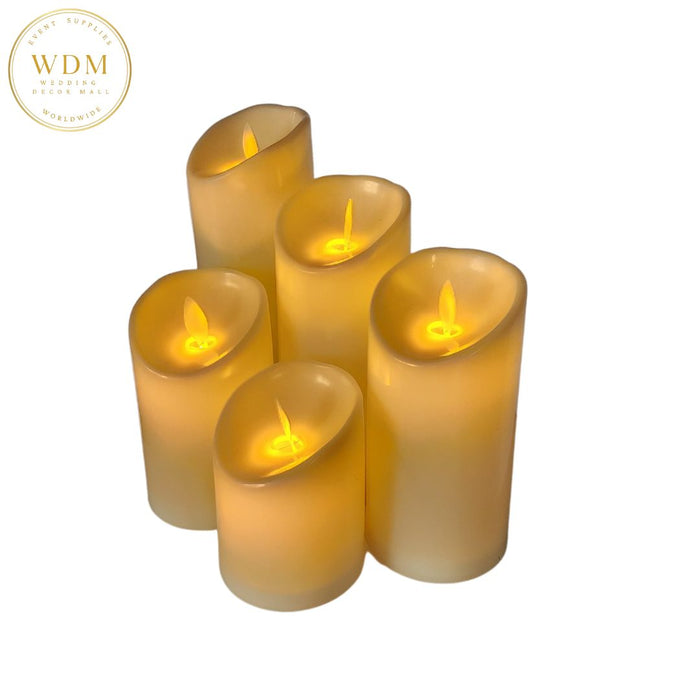 LED Flameless Candles(Pack of 5)