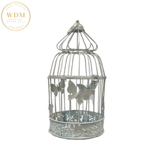 Load image into Gallery viewer, White Metal Bird Cage
