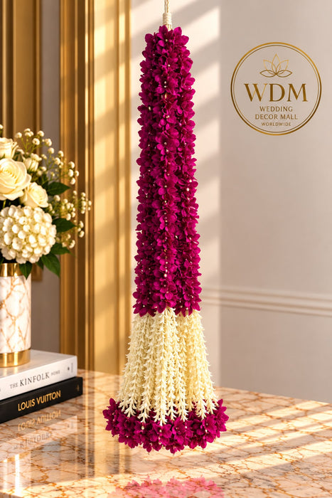Garland with White Tassels - (Set of 5)