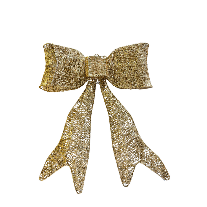 Gold Glitter Bow Hanging