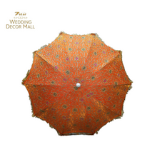 Load image into Gallery viewer, Embroidered Umbrella-Orange
