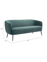 Load image into Gallery viewer, Alex Green Sofa/Loveseat

