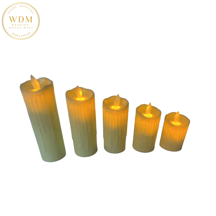 LED Flameless Candles(Pack of 5)