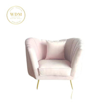 Load image into Gallery viewer, Quinn Lounge Chair - Blush Pink
