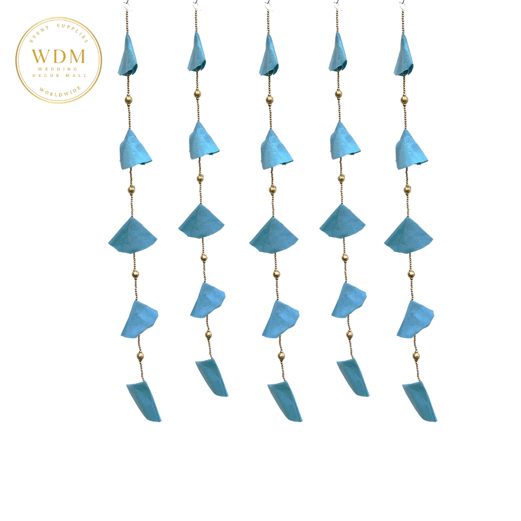 Cone String Garland - Sky Blue-Pack of 10