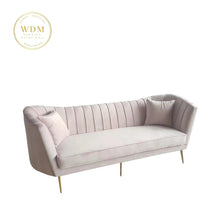 Load image into Gallery viewer, Quinn Lounge Sofa - Blush Pink
