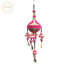 Load image into Gallery viewer, Jute Hangings with Tassels- Pink
