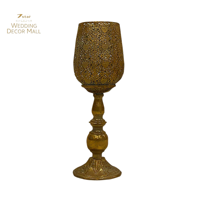 Gold Antique Candle Holder