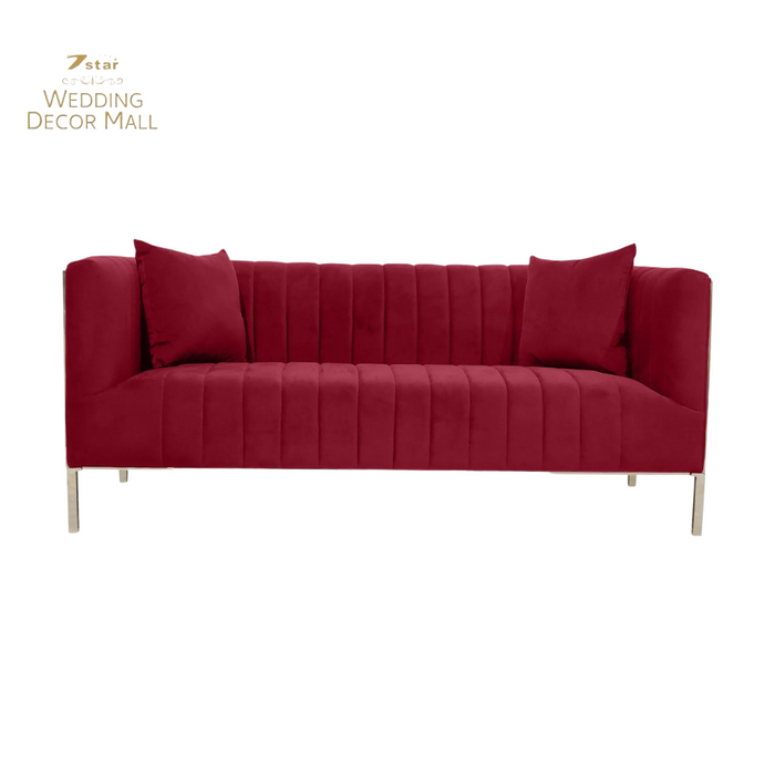 Red Luxurious Sofa Set