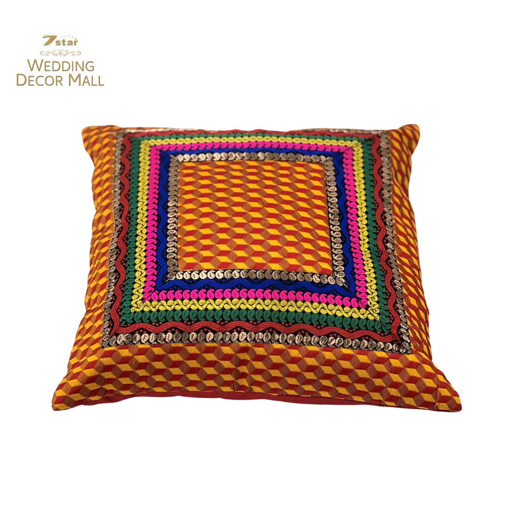 Embroidered Tribal Cushion Covers