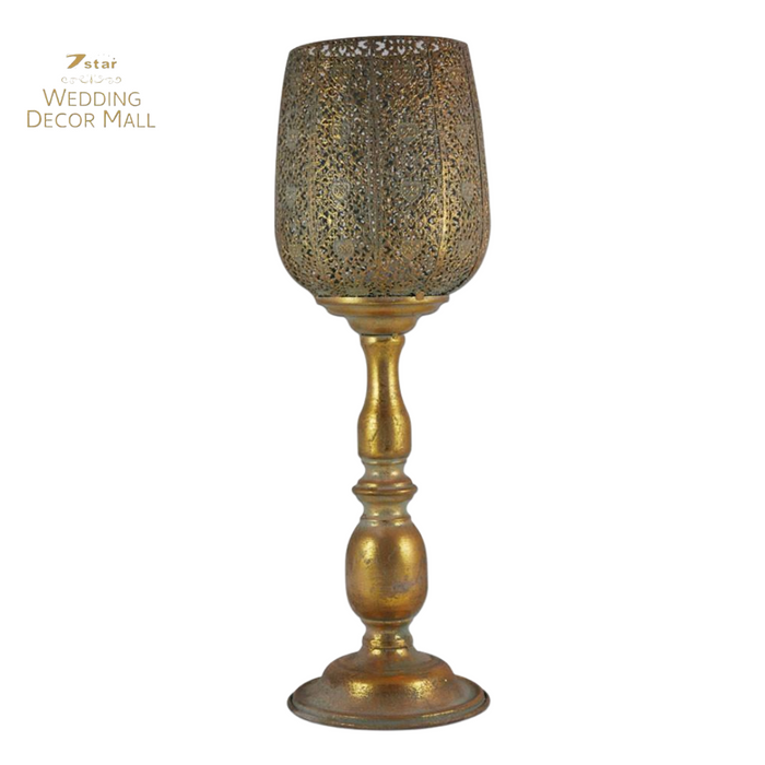 Gold Antique Candle Holder