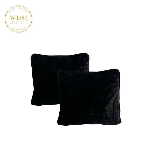 Velvet Cushion Cover-Black