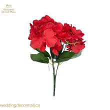 Load image into Gallery viewer, 5 head hydrangea bush ( 25 bushes) red
