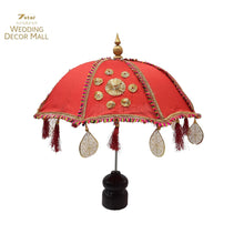 Load image into Gallery viewer, Bali Style Tabletop Umbrella with Embroidery
