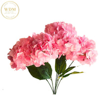 Load image into Gallery viewer, 6 Head Hydrangeas - Pink (12 Pcs)

