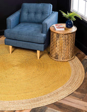 Load image into Gallery viewer, Hand Braided Round Jute Area Rug
